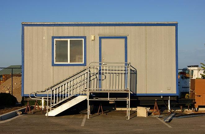 temporary office trailers for job site management